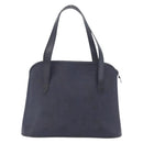 Christian Dior Trotter Canvas Hand Bag PVC Navy Gold Auth 207155A-3