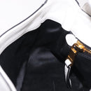 Miu Miu Shoulder Bag Leather White Gold Auth 207160V-25