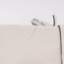Miu Miu Shoulder Bag Leather White Gold Auth 207160V-3