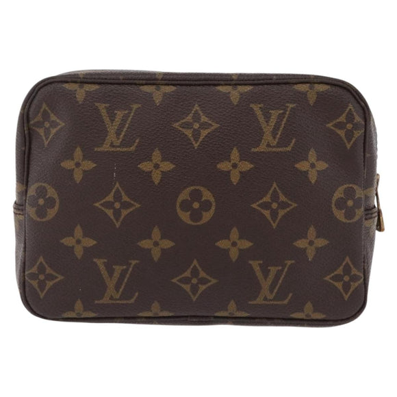 LOUIS VUITTON Monogram Trousse Toilette 18 Pouch M47526 LV Auth 207164