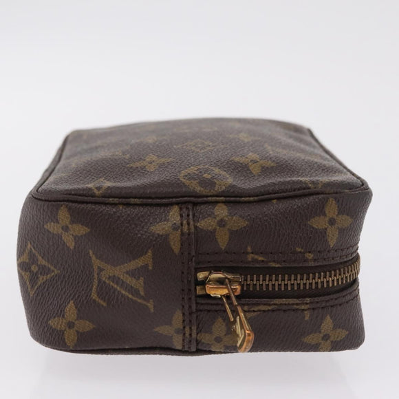LOUIS VUITTON Monogram Trousse Toilette 18 Pouch M47526 LV Auth 207164