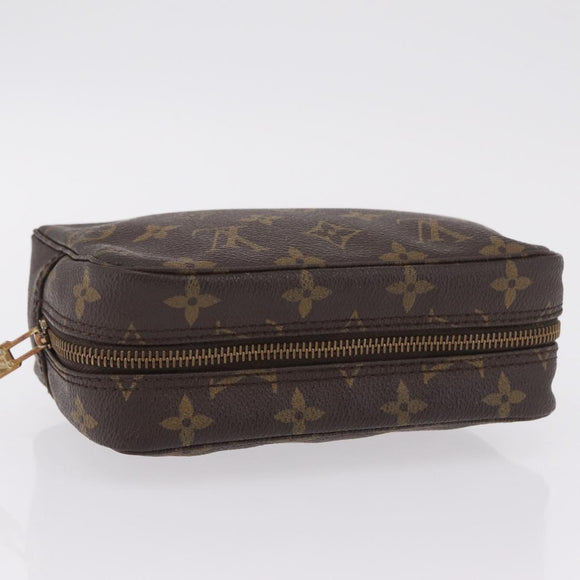 LOUIS VUITTON Monogram Trousse Toilette 18 Pouch M47526 LV Auth 207164