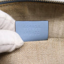 GUCCI Micro GG Canvas Guccissima Leather Outlet 2way Blue 449654 Auth 207167A-30