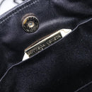 Bottega Veneta Tradechart Shoulder Bag Nylon Black Gold Auth 207169A-16