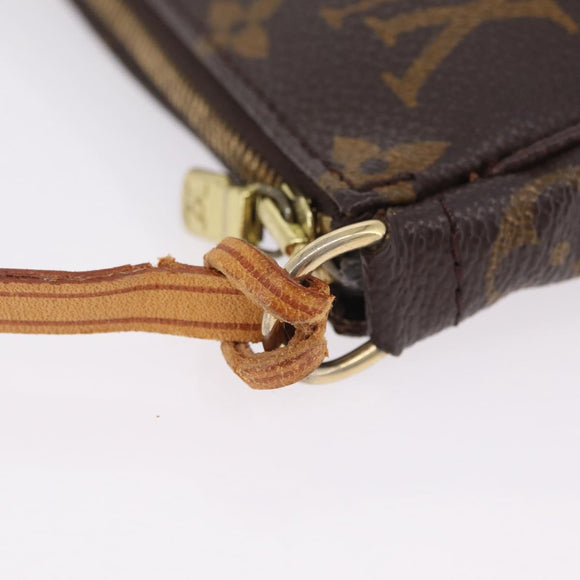 LOUIS VUITTON Monogram Pochette Accessoires Pouch M51980 LV Auth 207172V