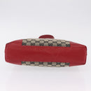 GUCCI GG Canvas Shoulder Bag Navy Gold 001 4231 Auth 207174-10