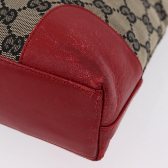 GUCCI GG Canvas Shoulder Bag Navy Gold 001 4231 Auth 207174