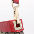 GUCCI GG Canvas Shoulder Bag Navy Gold 001 4231 Auth 207174-17
