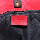 GUCCI GG Canvas Shoulder Bag Navy Gold 001 4231 Auth 207174-18
