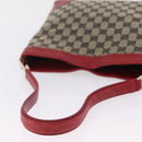GUCCI GG Canvas Shoulder Bag Navy Gold 001 4231 Auth 207174-8