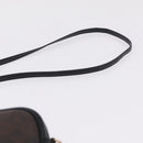 Coach Shoulder Bag Leather 2way Brown Gold Auth 207184A-10