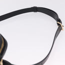 Coach Shoulder Bag Leather 2way Brown Gold Auth 207184A-8