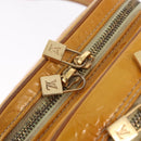 LOUIS VUITTON Monogram Vernis Wooster Bag Lime Yellow M91075 LV Auth 207200-18