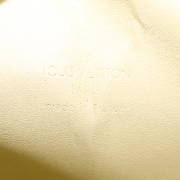 LOUIS VUITTON Monogram Vernis Wooster Bag Lime Yellow M91075 LV Auth 207200
