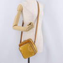 LOUIS VUITTON Monogram Vernis Wooster Bag Lime Yellow M91075 LV Auth 207200-27