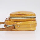 LOUIS VUITTON Monogram Vernis Wooster Bag Lime Yellow M91075 LV Auth 207200-6