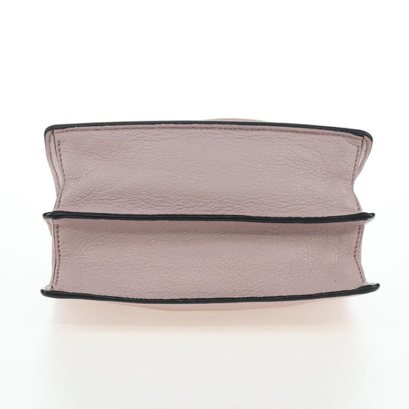 Miu Miu Shoulder Bag Leather Pink Gold 5BH087 Auth 207201M