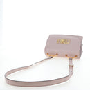 Miu Miu Shoulder Bag Leather Pink Gold 5BH087 Auth 207201M-8