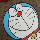 GUCCI Micro GG Supreme Doraemon Backpack PVC Beige Gold 647816 Auth 207209M-17
