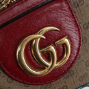 GUCCI Micro GG Supreme Doraemon Backpack PVC Beige Gold 647816 Auth 207209M-19
