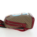 GUCCI Micro GG Supreme Doraemon Backpack PVC Beige Gold 647816 Auth 207209M-4