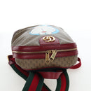 GUCCI Micro GG Supreme Doraemon Backpack PVC Beige Gold 647816 Auth 207209M-6