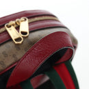 GUCCI Micro GG Supreme Doraemon Backpack PVC Beige Gold 647816 Auth 207209M-7