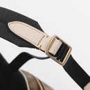 Coach Signature Snoopy Backpack Leather Beige Gold Auth 207211A-16