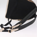 Coach Signature Snoopy Backpack Leather Beige Gold Auth 207211A-9