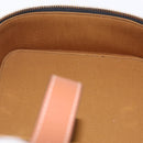 CELINE Triomphe Vanity Pouch PVC Black Gold Auth 207214V-23