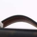 CELINE Triomphe Vanity Pouch PVC Black Gold Auth 207214V-8