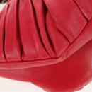 Christian Dior Tote Bag Leather Red Auth 207217M-10