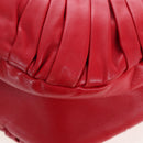 Christian Dior Tote Bag Leather Red Auth 207217M-17
