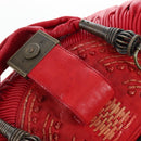 Christian Dior Tote Bag Leather Red Auth 207217M-19