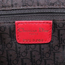 Christian Dior Tote Bag Leather Red Auth 207217M-20