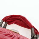 Christian Dior Tote Bag Leather Red Auth 207217M-14
