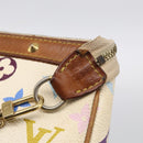 LOUIS VUITTON Monogram Multicolor Pochette Accessoires White M92649 Auth 207223-14