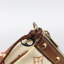 LOUIS VUITTON Monogram Multicolor Pochette Accessoires White M92649 Auth 207223-17