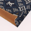 LOUIS VUITTON Monogram Jaguar Petit Sac Plat Bag 2way Navy M80288 Auth 207226M-19