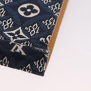 LOUIS VUITTON Monogram Jaguar Petit Sac Plat Bag 2way Navy M80288 Auth 207226M-20