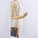 LOUIS VUITTON Monogram Jaguar Petit Sac Plat Bag 2way Navy M80288 Auth 207226M-25