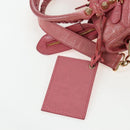 Balenciaga Giant Mini City Hand Bag Leather 2way Pink Gold 309544 Auth 207228M-20