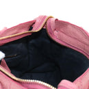 Balenciaga Giant Mini City Hand Bag Leather 2way Pink Gold 309544 Auth 207228M-24