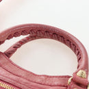 Balenciaga Giant Mini City Hand Bag Leather 2way Pink Gold 309544 Auth 207228M-8