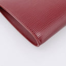 LOUIS VUITTON Epi Pochette Accessoires Accessory Wine Red M5298M Auth 207241A-17