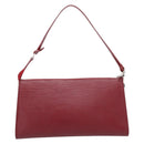 LOUIS VUITTON Epi Pochette Accessoires Accessory Wine Red M5298M Auth 207241A-2