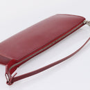 LOUIS VUITTON Epi Pochette Accessoires Accessory Wine Red M5298M Auth 207241A-6