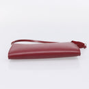 LOUIS VUITTON Epi Pochette Accessoires Accessory Wine Red M5298M Auth 207241A-5