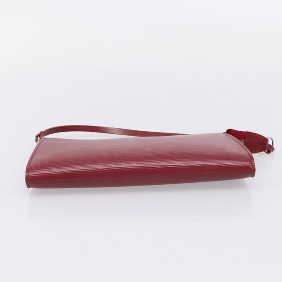 LOUIS VUITTON Epi Pochette Accessoires Accessory Wine Red M5298M Auth 207241A