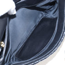 Miu Miu Matelasse Shoulder Bag Leather Black Gold Tone Auth 207246V-22
